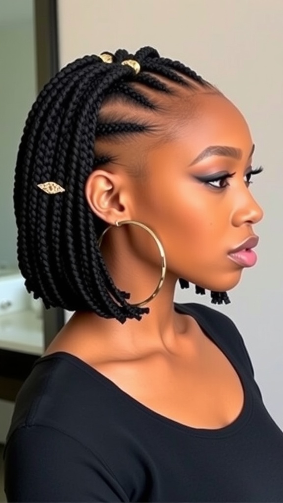 12 Stunning Bob Hairstyles with Braids to Try Now