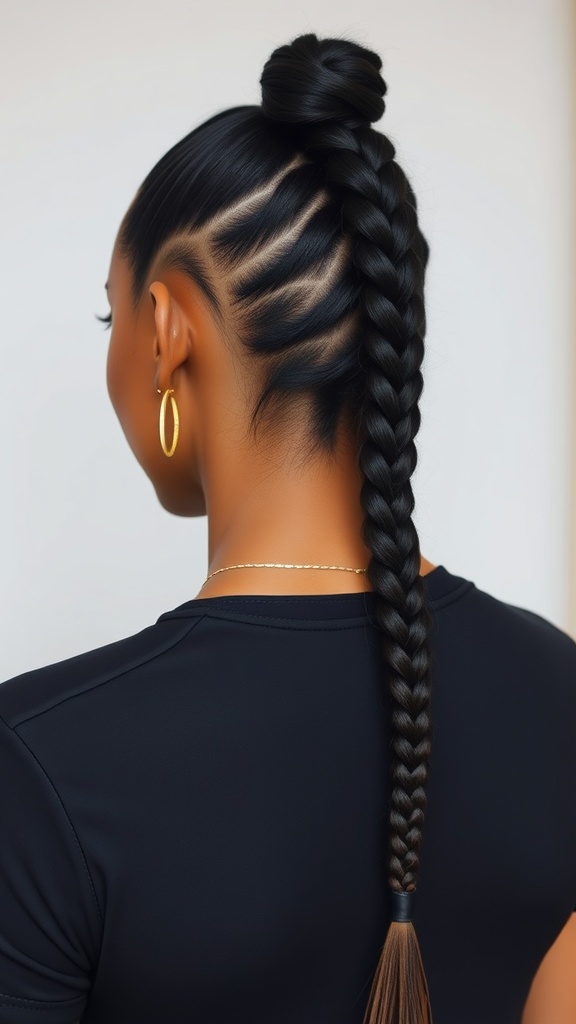 10 Stunning Braided Ponytail Hairstyles for Black Women