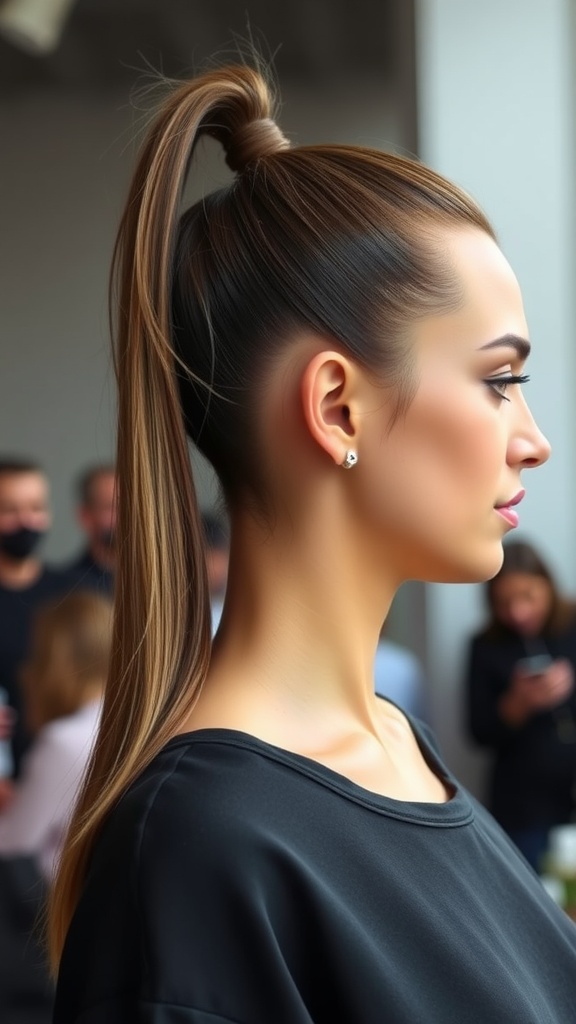 12 Stunning Mid Ponytail Hairstyles for Black Women